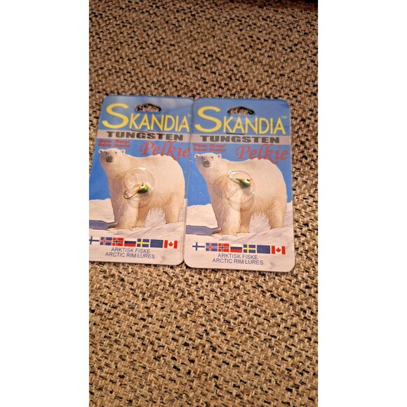 LOT of 2 Skandia Tungsten Pelkie lures size 16 PERCH SKP-10-111 - Picture 2 of 3